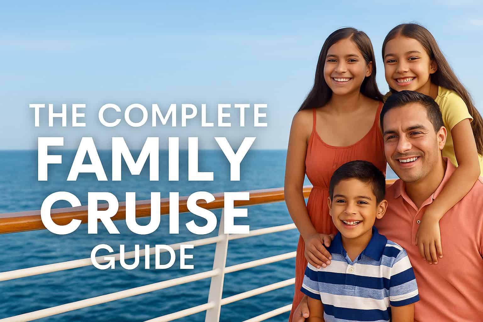 Image of a family on a cruise ship