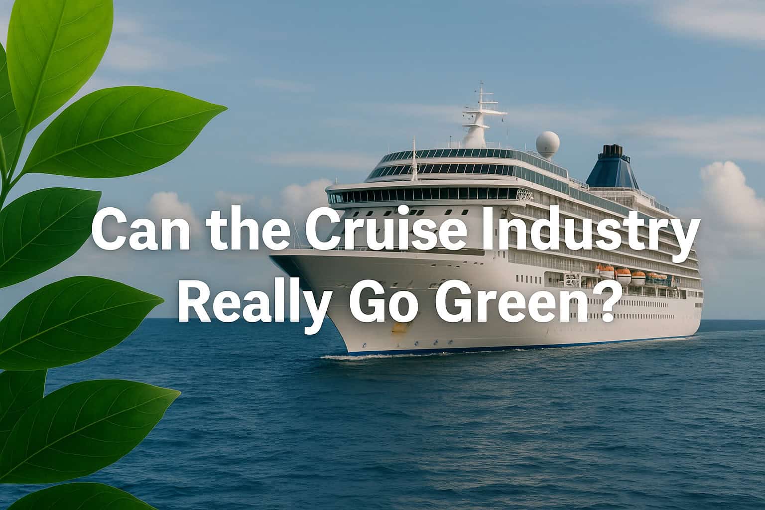 Can the Cruise Industry Really Go Green