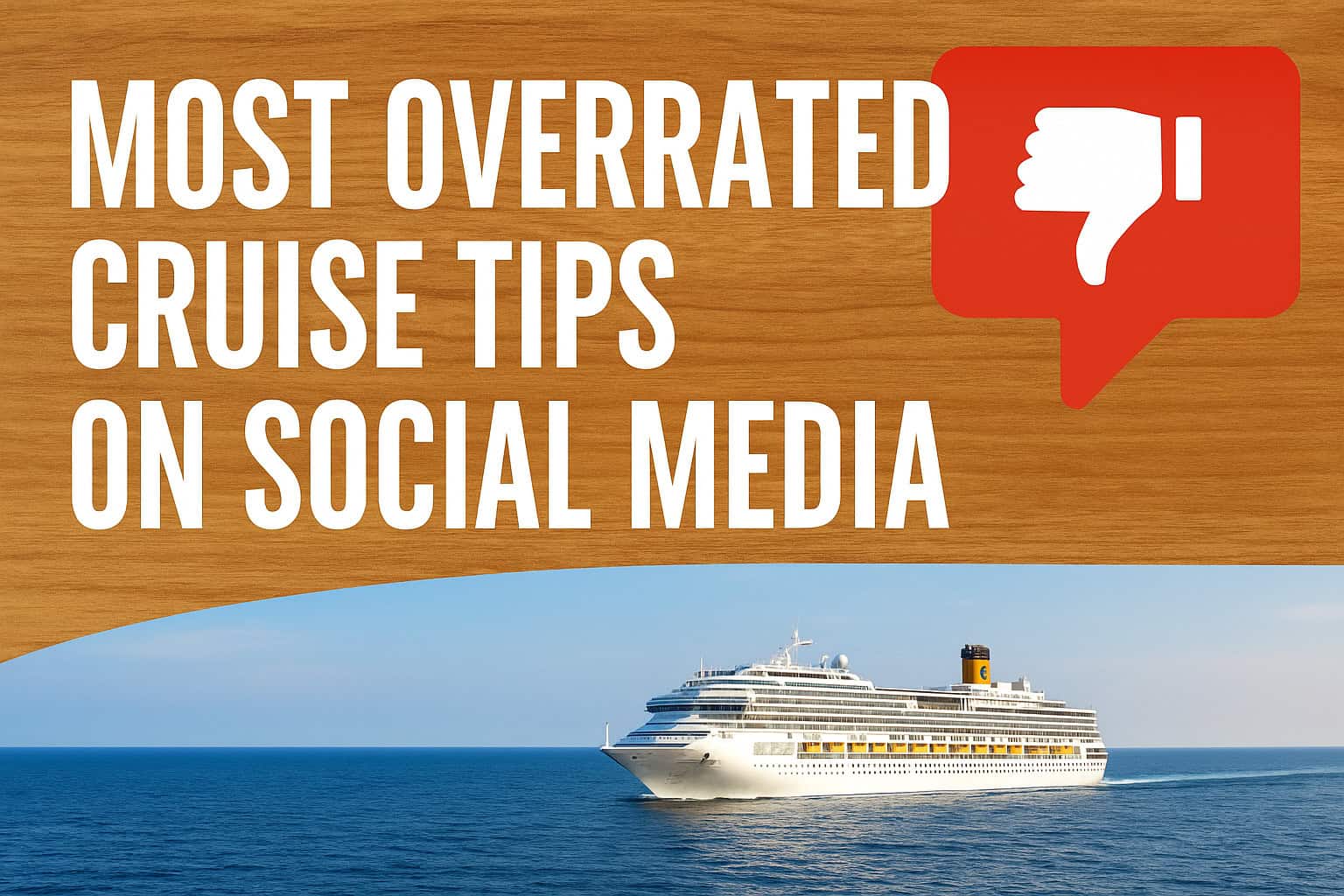 Overrated Cruise Tips