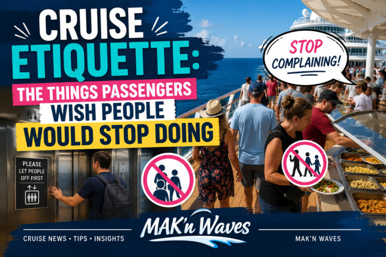 Cruise Etiquette: Things Passengers Wish People Would Stop Doing