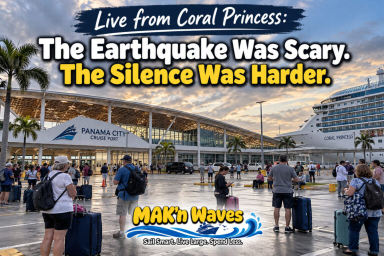 Live from Coral Princess: The Earthquake Was Scary. The Silence Was Harder.